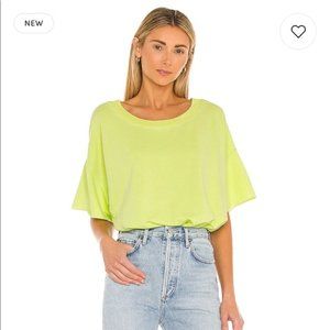 NEW FREE PEOPLE Cozy Girl Bodysuit Lightning Bug L